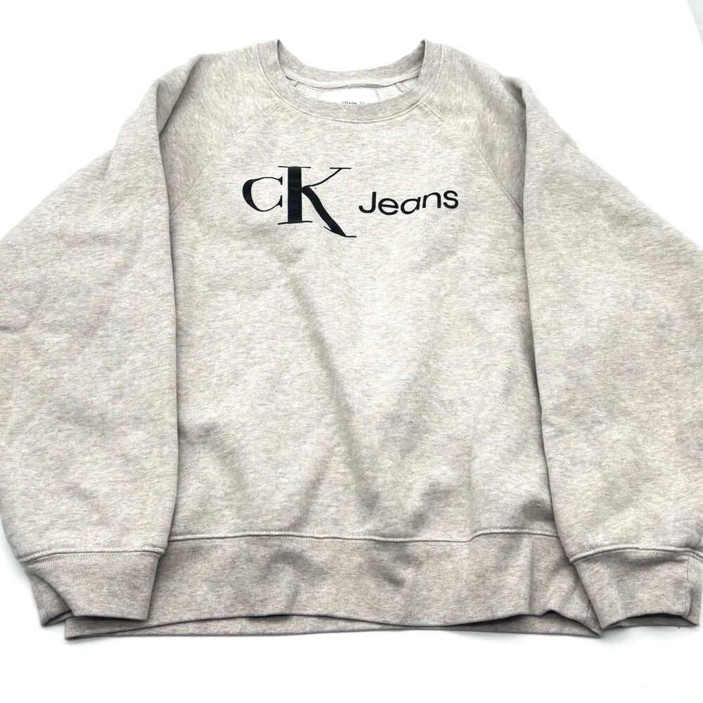 Calvin-klein Women's Cream Sweatshirt